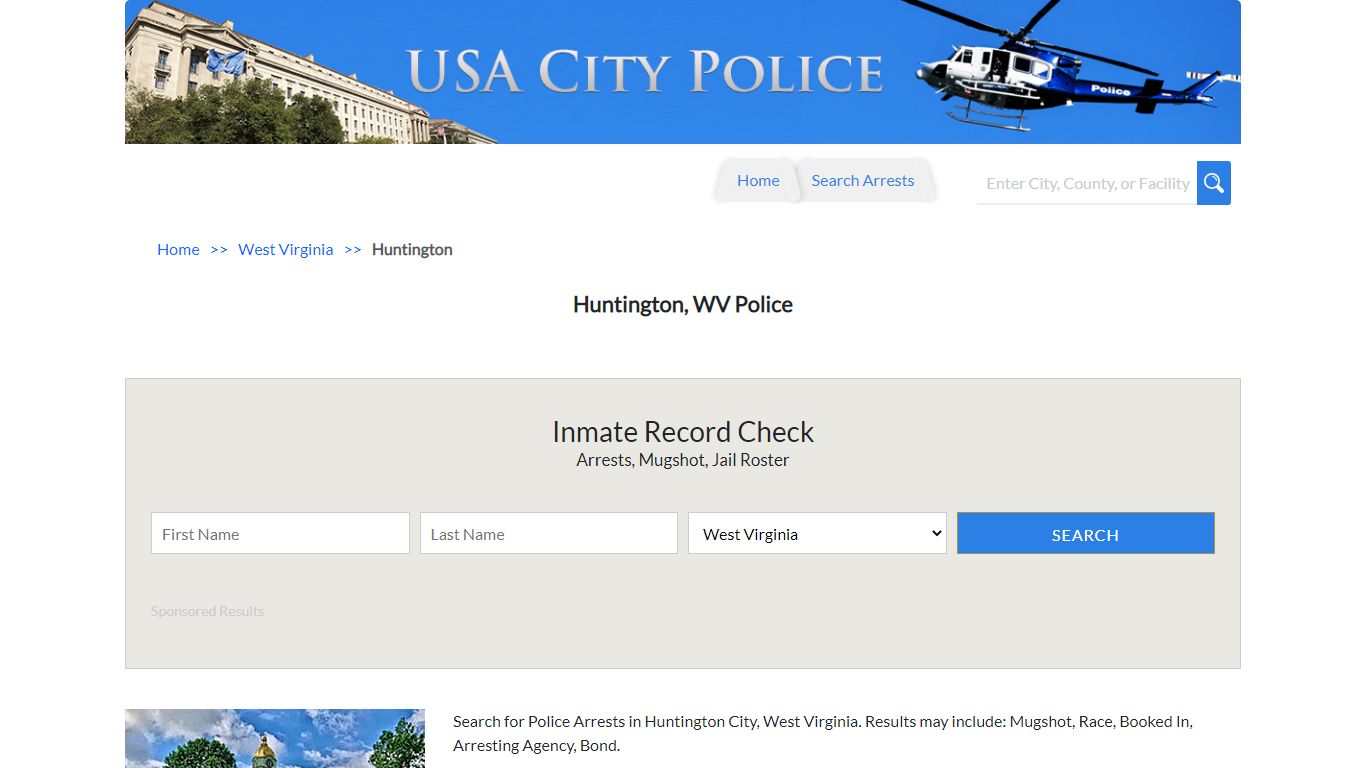 Huntington, WV Police | Jail Records